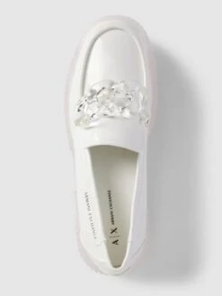 ARMANI EXCHANGE Penny-Loafer Mit Zier-Applikation - Weiß -Guesi Bekleidung Geschaft 8p73ici9aoq4mh9l899lci1ja0qkali19osl0hag611kuha28993edpo9d7l4gq49124gd9i9pb3eiicap3jaopm60oj2e9l75i30ohk6or3ioj5ckq3iopkcph62cpgc4o3cog