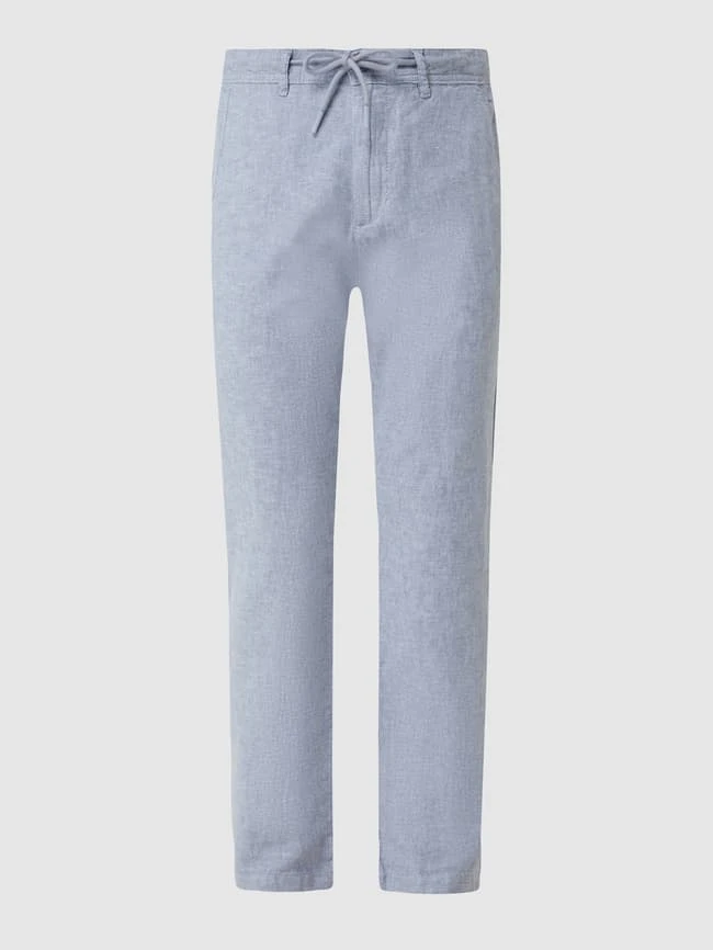 MCNEAL Regular Fit Hose Aus Leinenmischung - Bleu 4 MCNEAL Regular Fit Hose Aus Leinenmischung - Bleu – Bild 2