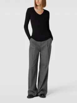 Ann-Kathrin Goetze X P&C Strickpullover In Ripp-Optik - Ann-Kathrin Götze X P&C - Schwarz