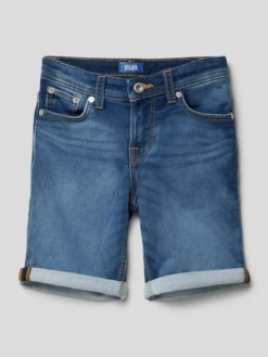 Jack & Jones Jeansshorts Mit Label-Patch Modell 'RICK' - Blau