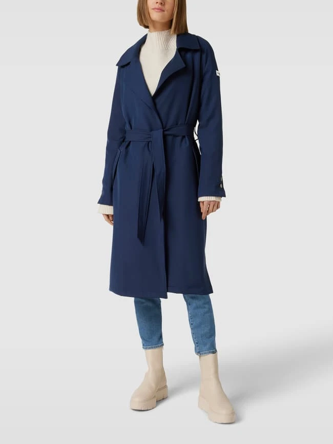 Frieda & Freddies Mantel Mit Reverskragen - Marineblau 6 Frieda & Freddies Mantel Mit Reverskragen - Marineblau – Bild 4