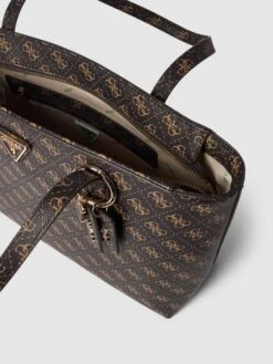 Guess Tote Bag Mit Allover-Logo Modell 'ELEMENTS' - Dunkelbraun -Guesi Bekleidung Geschaft 8spl6da18l33glama8sl6la39kql4kam8d930ia6a57kicpk8h932ihj6l7jehhi6t152da174o36i9j88o30p1pcpi32p1g6kqjgc1k6oojioj2copj8dhg64s3iphk61j3ee8