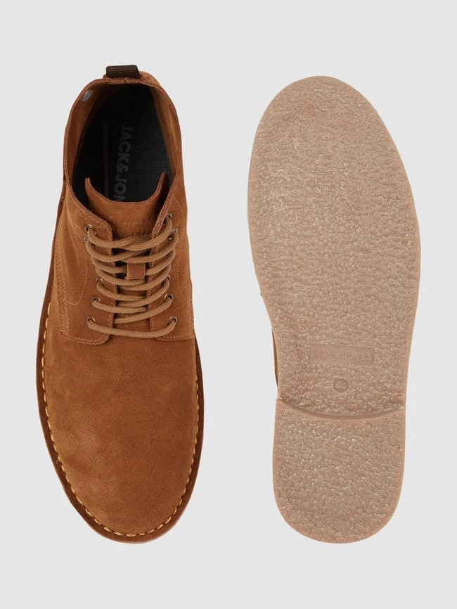Jack & Jones Boots Aus Veloursleder Modell 'Bruce' - Mittelbraun 6 Jack & Jones Boots Aus Veloursleder Modell 'Bruce' - Mittelbraun – Bild 4