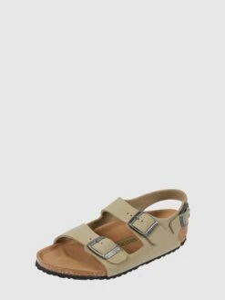 Birkenstock Sandalen Aus Birko-Flor® Modell 'Milano' - Khaki