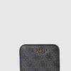 Guess Portemonnaie Mit Allover-Print Modell 'LAUREL' - Schwarz