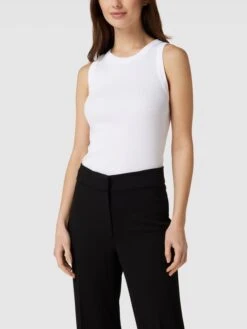 Drykorn Top Mit Geripptem Rundhalsausschnitt Modell 'OLINA' - Weiß -Guesi Bekleidung Geschaft 8t2kskhja51k8ka86d552l1hal532j1h9ss5chph64q5cdih8h43clil6174kj9i9p74kiqjacrj4ghm713jeob26lij0d316tgmcd1kcdi30ohj68o3cphhcgq36o9pclh6ap0