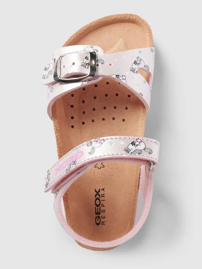 Geox Sandalen Mit Motiv-Print Modell 'CHALKI' - Rosa 6 Geox Sandalen Mit Motiv-Print Modell 'CHALKI' - Rosa – Bild 4