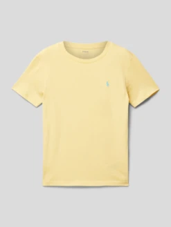 Polo Ralph Lauren Kids T-Shirt Mit Label-Stitching - Hellgelb