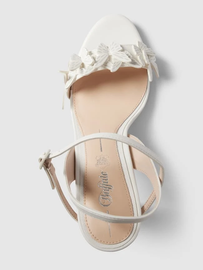 Buffalo Sandalette Mit Zierbesatz Modell 'CARLA BUTTERFLY' - Weiß 5 Buffalo Sandalette Mit Zierbesatz Modell 'CARLA BUTTERFLY' - Weiß – Bild 3