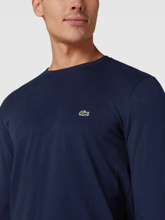 Lacoste Longsleeve Mit Logo-Stitching - Marineblau 5 Lacoste Longsleeve Mit Logo-Stitching - Marineblau – Bild 3