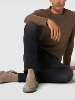 Cinque Chelsea Boots Mit Label-Prägung Modell 'DIVO' - Taupe
