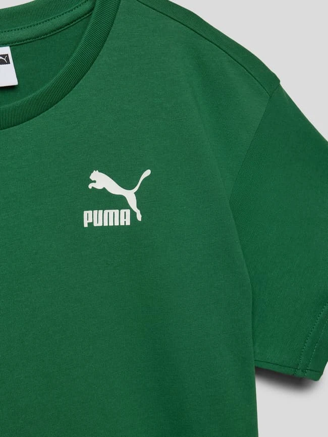 Puma T-Shirt Mit Logo-Print Modell 'CLASSICS' - Grün 4 Puma T-Shirt Mit Logo-Print Modell 'CLASSICS' - Grün – Bild 2