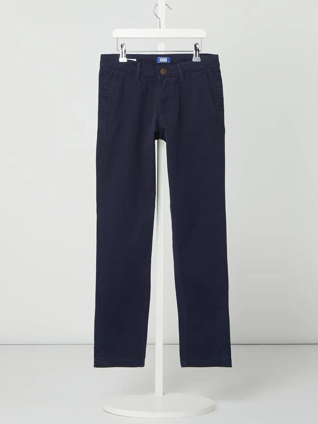 Jack & Jones Slim Fit Chino Modell 'Marco' - Marineblau 3 Jack & Jones Slim Fit Chino Modell 'Marco' - Marineblau