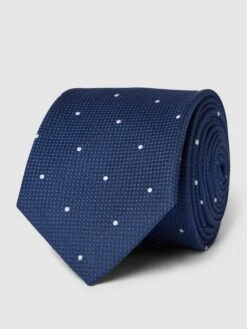 Paul Dantus Krawatte Mit Strukturmuster - Marineblau