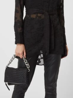 Les Visionnaires Crossbody Bag Aus Leder Modell 'Merve' - Schwarz