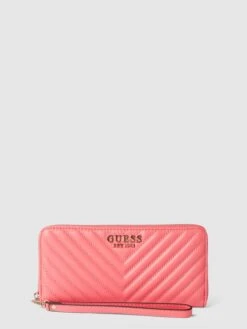 Guess Portemonnaie Mit Label-Details Modell 'KEILLAH' - Koralle