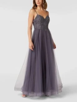 Laona Abendkleid Mit Herz-Ausschnitt - Anthrazit