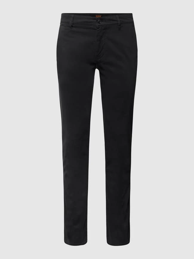BOSS Orange Slim Fit Chino Mit Stretch-Anteil - Schwarz 4 BOSS Orange Slim Fit Chino Mit Stretch-Anteil - Schwarz – Bild 2
