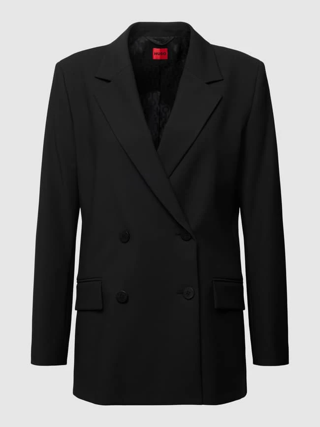 HUGO Blazer Mit Reverskragen Modell 'AVANI' - Schwarz 4 HUGO Blazer Mit Reverskragen Modell 'AVANI' - Schwarz – Bild 2