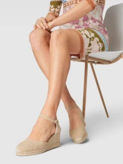 Castañer Wedges Mit Dornschließe Modell 'CAROL' - Sand