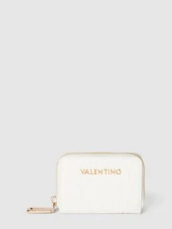 VALENTINO BAGS Portemonnaie Mit Allover-Logo - Weiß