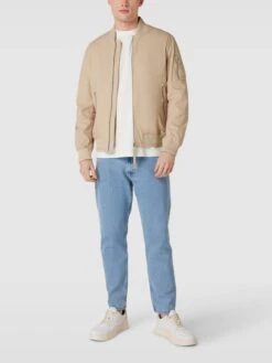 HECHTER PARIS Jacke Mit Label-Details - Sand