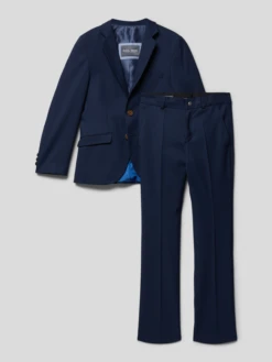 G.O.L. Regular Fit Anzug Mit Fallendem Revers - Marineblau