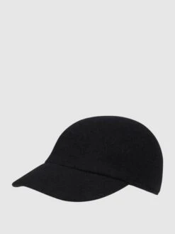 Loevenich Cap Aus Wolle - Schwarz