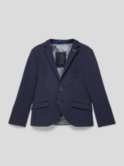 G.O.L. Sakko Mit Dezentem Muster - Marineblau