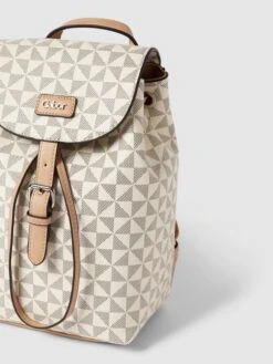 GABOR Rucksack Mit Allover-Muster Modell 'Barina' - Ecru -Guesi Bekleidung Geschaft 917kei2l8soj4k29al2kad2h993kclic8p23ggia61836j9g6oqkck2189ajidq1895k6l1o90r58gi7a0o62d1p6gq36or26spj6e1k6sr3ie32coo3ge9l68qj6d1hcphjcdo