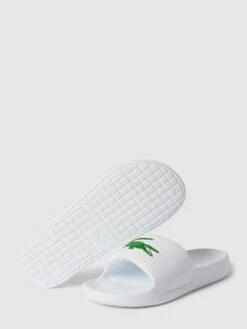 Lacoste Slides Mit Label-Details Modell 'Croco' - Weiß -Guesi Bekleidung Geschaft 91844hhp70s5ak2171al0gpp9984ugil98s50jpl8krl4iqa8t436gak6taksjhn6sr4ai9iaoo48i2j9t3j6cj5c4ojcohi6dij6e9kcosm4o9pckq32e1icgsjadhk70s3gd8