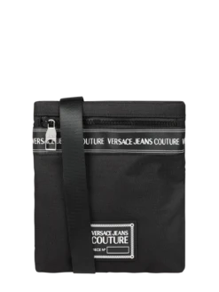 Versace Jeans Couture Umhängetasche Mit Logo - Schwarz