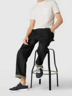 Marc O'Polo Sneaker Mit Label-Details Modell 'Vincenzo' - Marineblau