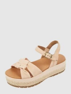 UGG Sandalen Mit Plateausohle Modell 'Neusch' - Apricot