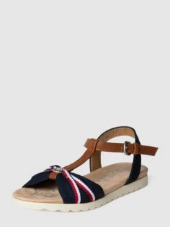 Tom Tailor Sandalen Mit Brand-Applikation - Marineblau