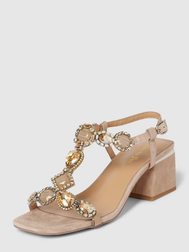 ALMA EN PENA Sandaletten Mit Ziersteinbesatz - Beige 3 ALMA EN PENA Sandaletten Mit Ziersteinbesatz - Beige