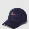 Aeronautica Militare Cap Mit Label-Stitching Modell 'CAPPELLINO' - Marineblau -Guesi Bekleidung Geschaft 94p46gpjagsk2dqg9d846gak6t4kqc9g6564mh9j9h84ohad9l8k6k9k91852jqa6553akii8l0kqi1n6d3j6cpgcoq6aoho74sm6cpk64r62ohlcop62d1i6li3ic9p75gmcc8