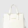 VALENTINO BAGS Handtasche Mit Label-Applikation Modell 'SUPERMAN' - Ecru