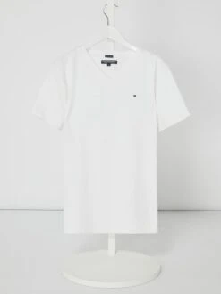 Tommy Hilfiger Teens T-Shirt Mit Logo-Stickerei - Weiß