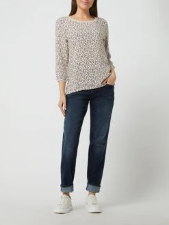 MAC MAC X Sylvie Meis 24/7 Carrot Fit Jeans Mit Stretch-Anteil Modell 'Rich' - Dunkelblau