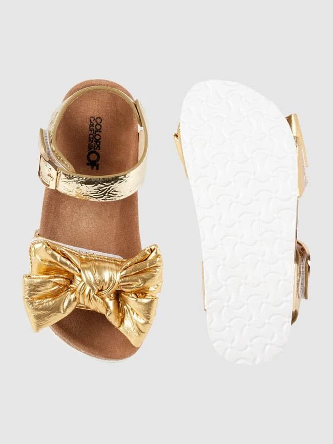 Colors Of California Sandalen Mit Zierschleife - Gold 6 Colors Of California Sandalen Mit Zierschleife - Gold – Bild 4