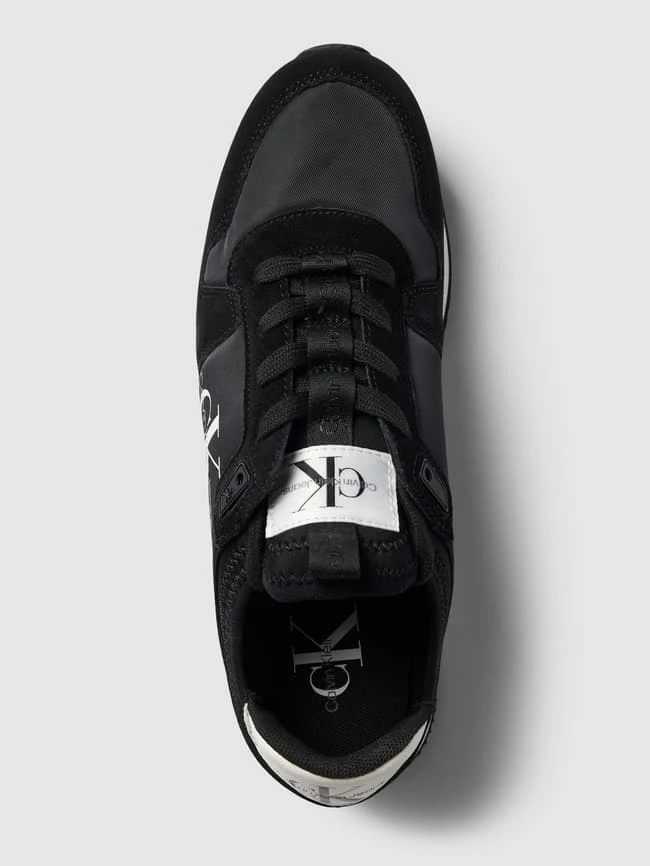 Calvin Klein Jeans Sneaker Aus Leder-Mix Mit Label-Details - Schwarz 7 Calvin Klein Jeans Sneaker Aus Leder-Mix Mit Label-Details - Schwarz – Bild 5