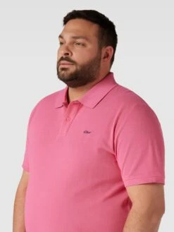 S.Oliver Plus PLUS SIZE Poloshirt Mit Label-Stitching - Pink -Guesi Bekleidung Geschaft 951kuhqmacrjgji4a4p3gg9j8d94id2284s4idag852l4ci469336hib9lb32dho9db56d9j91akegq7913jgcb26gsmacb5c9h6ce9kc8q62ob571im2p9mclj34o9i6kq6cdo