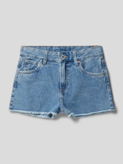 Pepe Jeans Jeansshorts Mit Ausgefransten Beinabschlüsse Modell 'PATTY' - Blau