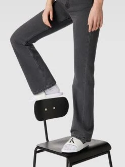 Calvin Klein Jeans Slides Mit Label-Print - Weiß