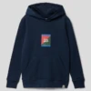 Jack & Jones Hoodie Mit Label-Print - Marineblau