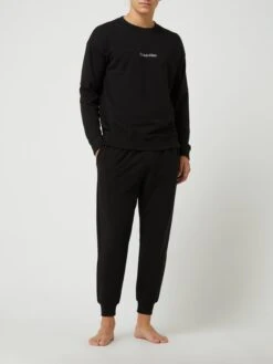 Calvin Klein Underwear Pyjamahose Mit Logo-Bund - Schwarz