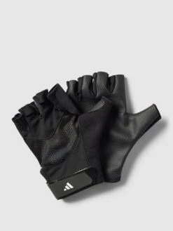 ADIDAS SPORTSWEAR Trainingshandschuhe Mit Label-Prints Modell 'TRAINING GLOVE' - Schwarz