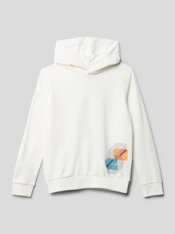 S.Oliver RED LABEL Hoodie Mit Motiv-Print - Weiß