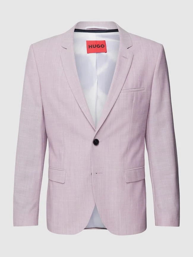 HUGO 2-Knopf-Sakko Mit Allover-Muster Modell 'Arti' - Flieder 4 HUGO 2-Knopf-Sakko Mit Allover-Muster Modell 'Arti' - Flieder – Bild 2